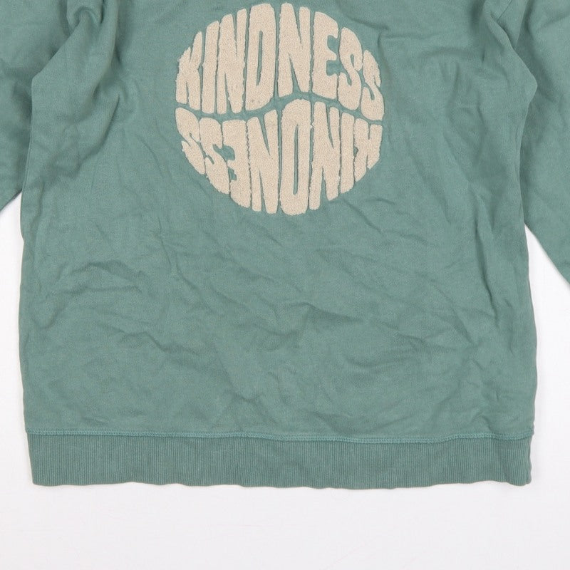 Fat Face Women’s Green UK 10 Kindness Is Trendy Graphic Sweatshirt