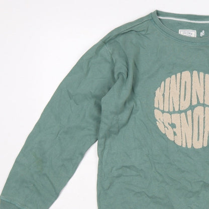 Fat Face Women’s Green UK 10 Kindness Is Trendy Graphic Sweatshirt