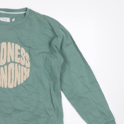 Fat Face Women’s Green UK 10 Kindness Is Trendy Graphic Sweatshirt
