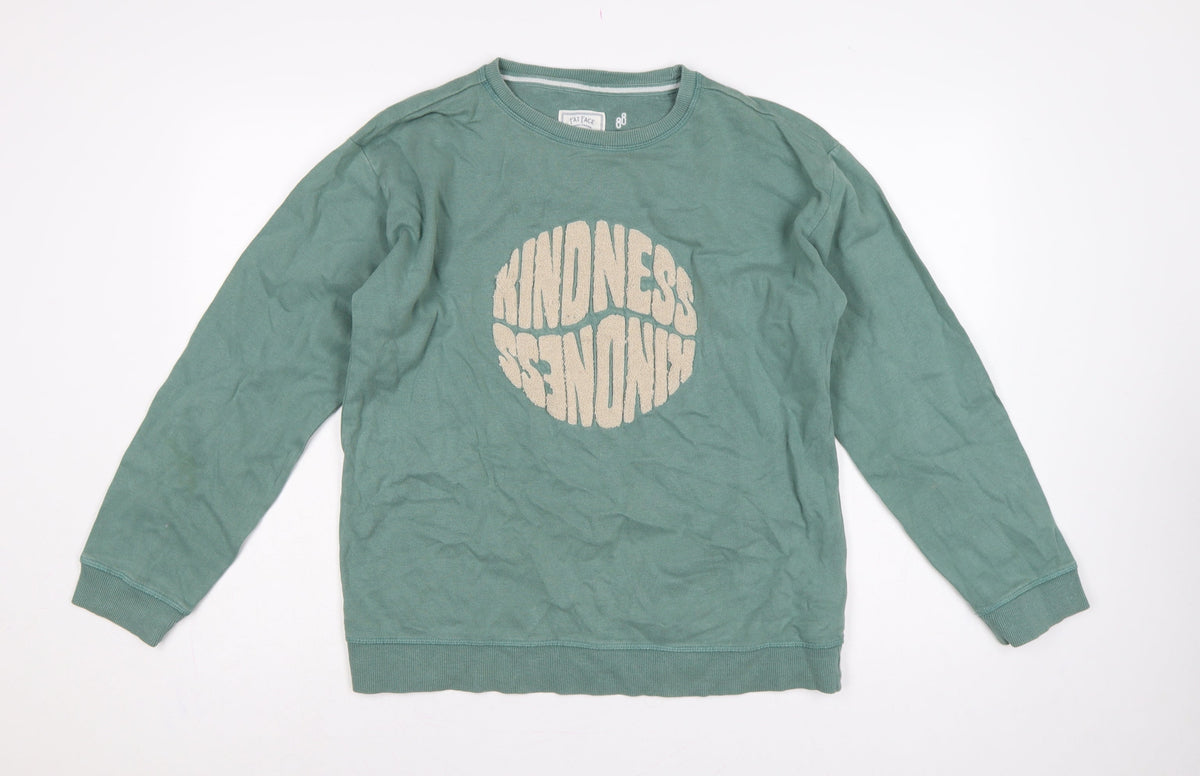 Fat Face Women’s Green UK 10 Kindness Is Trendy Graphic Sweatshirt
