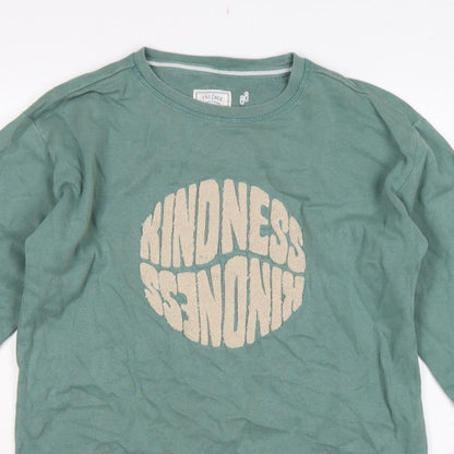 Fat Face Women’s Green UK 10 Kindness Is Trendy Graphic Sweatshirt