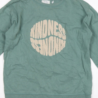 Fat Face Women’s Green UK 10 Kindness Is Trendy Graphic Sweatshirt