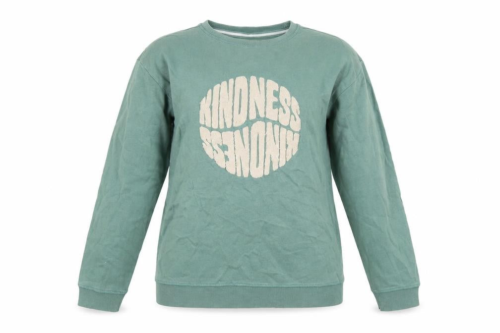 Fat Face Women’s Green UK 10 Kindness Is Trendy Graphic Sweatshirt