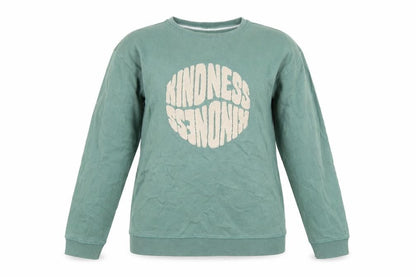 Fat Face Women’s Green UK 10 Kindness Is Trendy Graphic Sweatshirt