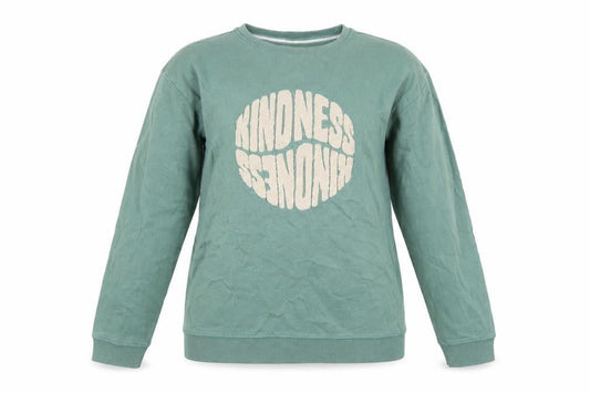 Fat Face Women’s Green UK 10 Kindness Is Trendy Graphic Sweatshirt