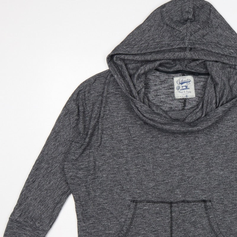 Next Women Grey Size 16 Pullover Hooded Sweatshirt Kangaroo Pocket