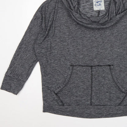 Next Women Grey Size 16 Pullover Hooded Sweatshirt Kangaroo Pocket