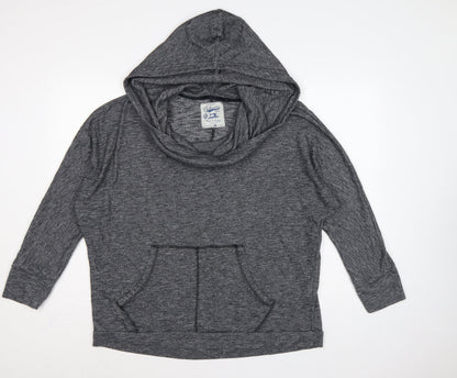 Next Women Grey Size 16 Pullover Hooded Sweatshirt Kangaroo Pocket