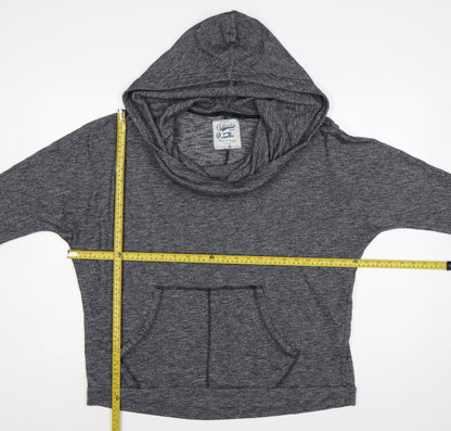 Next Women Grey Size 16 Pullover Hooded Sweatshirt Kangaroo Pocket