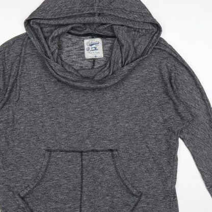 Next Women Grey Size 16 Pullover Hooded Sweatshirt Kangaroo Pocket
