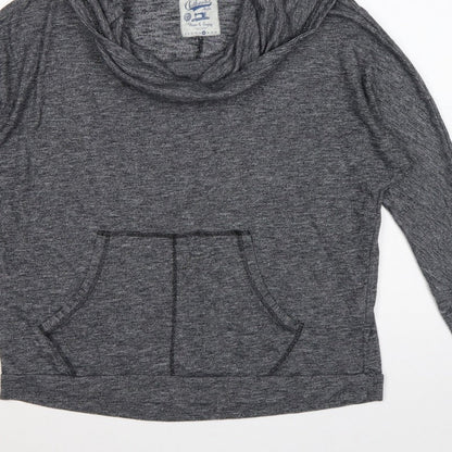 Next Women Grey Size 16 Pullover Hooded Sweatshirt Kangaroo Pocket
