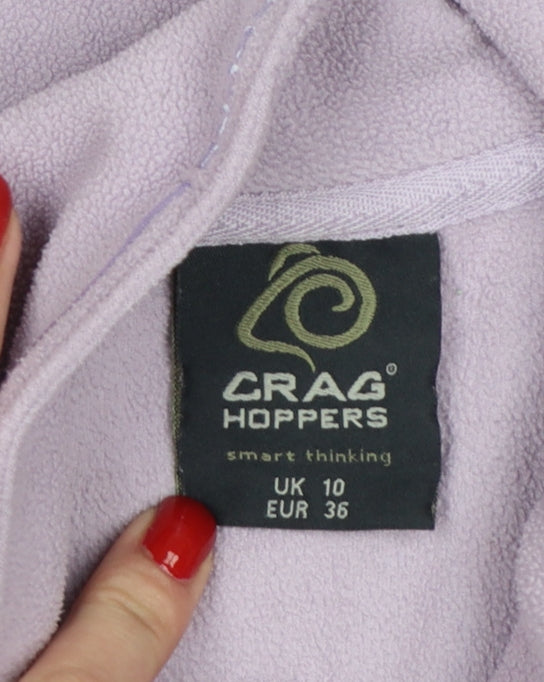 Craghoppers Women’s Lilac UK 10 Half Zip Fleece Pullover Sweatshirt