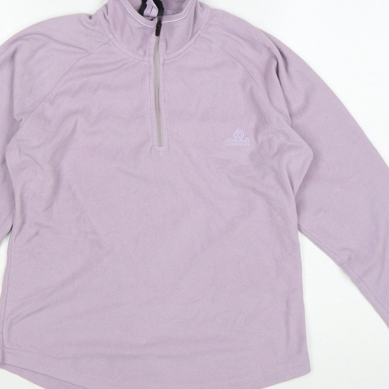 Craghoppers Women’s Lilac UK 10 Half Zip Fleece Pullover Sweatshirt