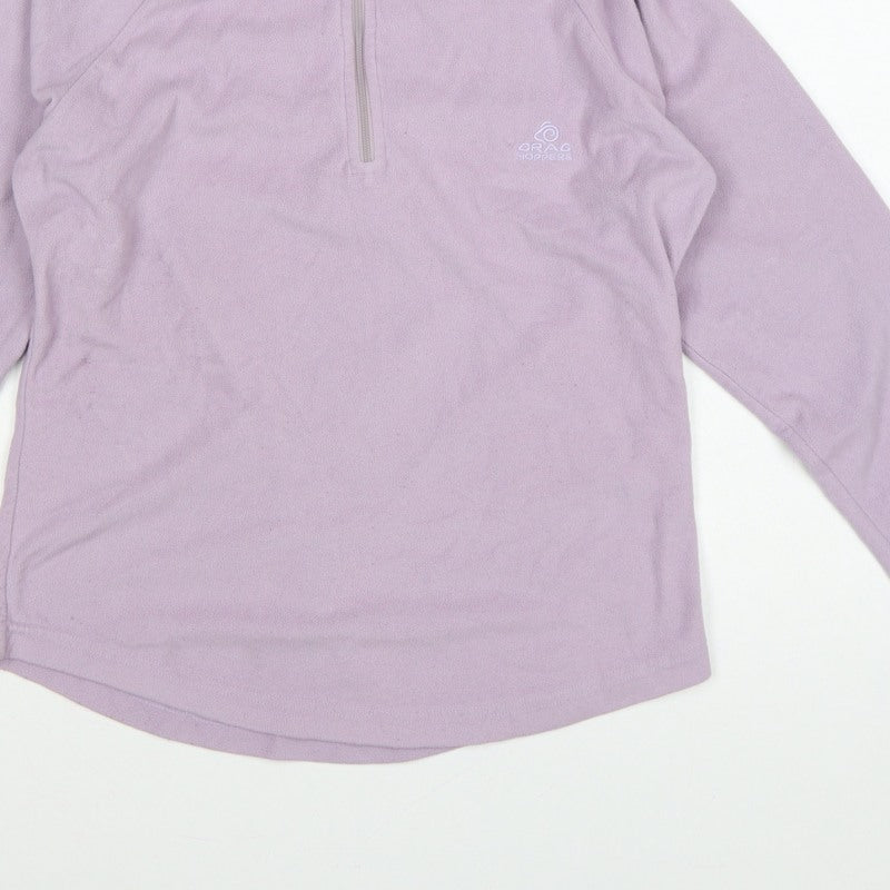 Craghoppers Women’s Lilac UK 10 Half Zip Fleece Pullover Sweatshirt