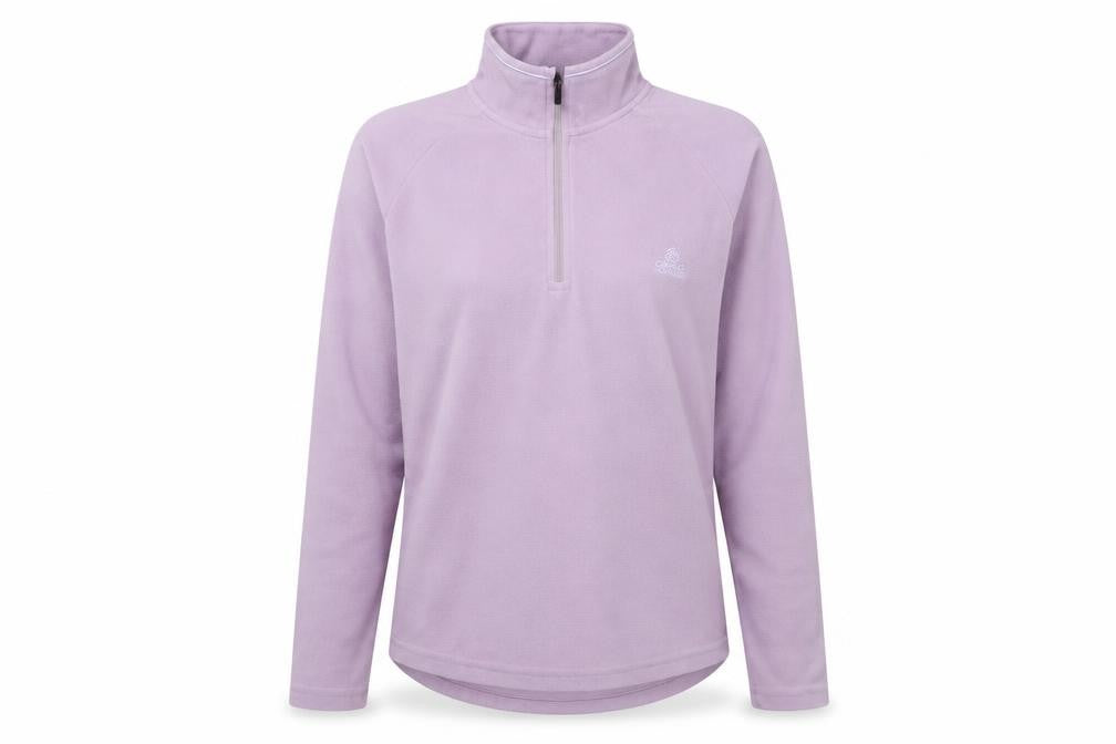 Craghoppers Women’s Lilac UK 10 Half Zip Fleece Pullover Sweatshirt