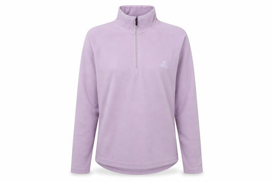 Craghoppers Women’s Lilac UK 10 Half Zip Fleece Pullover Sweatshirt