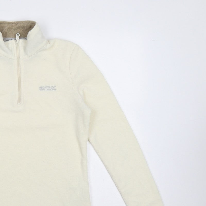 Regatta Women’s Ivory UK 10 Quarter Zip Fleece Sweatshirt