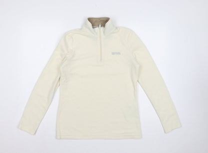 Regatta Women’s Ivory UK 10 Quarter Zip Fleece Sweatshirt