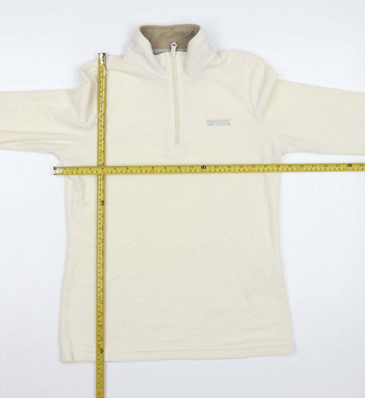Regatta Women’s Ivory UK 10 Quarter Zip Fleece Sweatshirt
