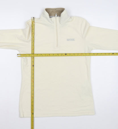 Regatta Women’s Ivory UK 10 Quarter Zip Fleece Sweatshirt