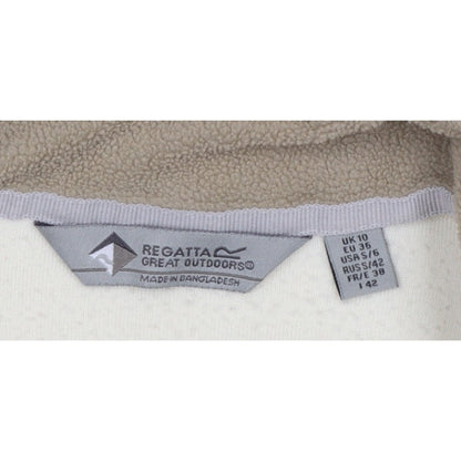 Regatta Women’s Ivory UK 10 Quarter Zip Fleece Sweatshirt