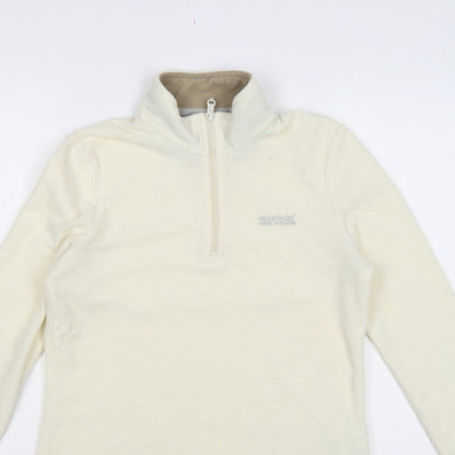 Regatta Women’s Ivory UK 10 Quarter Zip Fleece Sweatshirt