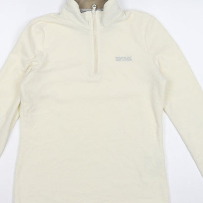 Regatta Women’s Ivory UK 10 Quarter Zip Fleece Sweatshirt