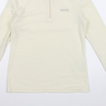 Regatta Women’s Ivory UK 10 Quarter Zip Fleece Sweatshirt