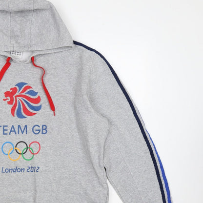 Adidas Men Grey XL Team GB London 2012 Olympic Pullover Hoodie