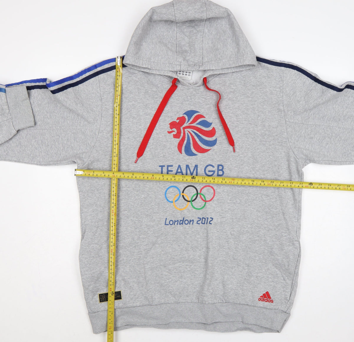 Adidas Men Grey XL Team GB London 2012 Olympic Pullover Hoodie