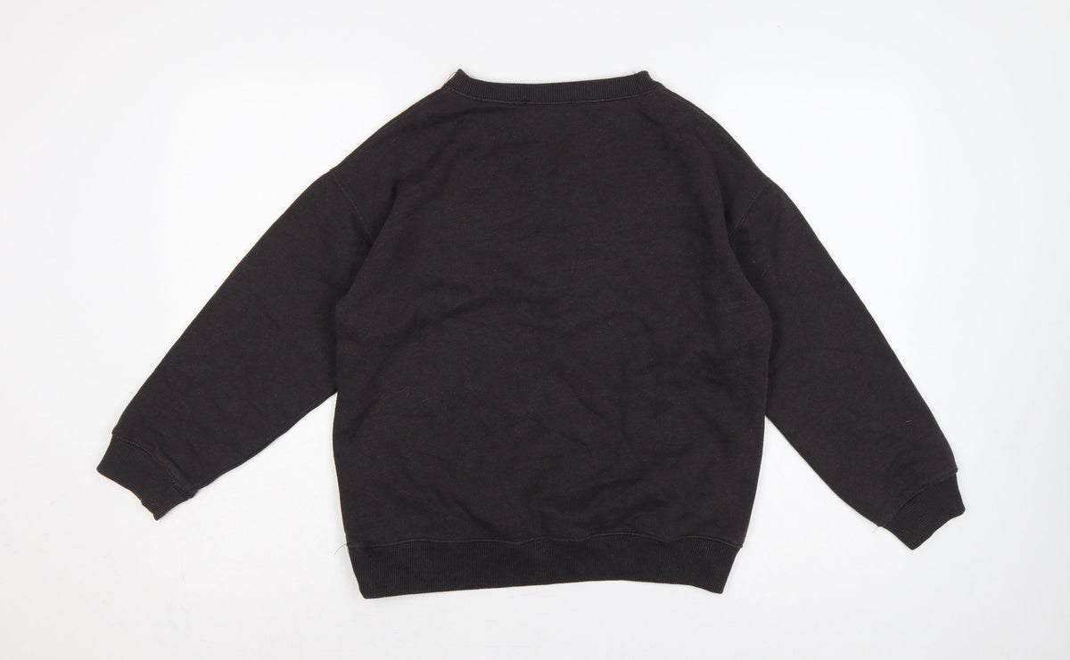 AC/DC Girls Black Pearl Logo Pullover Sweatshirt 13-14 Years
