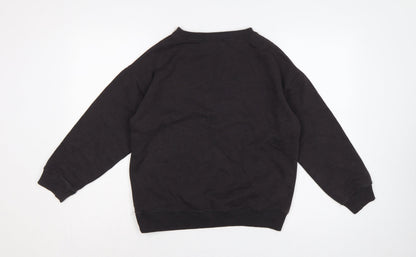 AC/DC Girls Black Pearl Logo Pullover Sweatshirt 13-14 Years