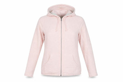 FatFace Women Pink M Full Zip Hooded Cotton Hoodie Pockets