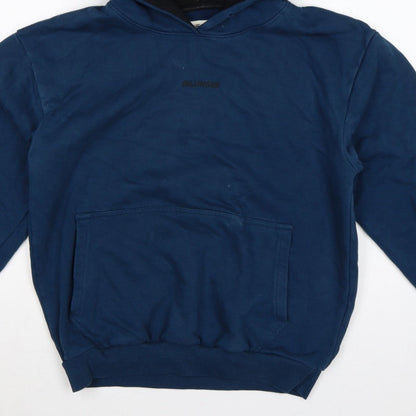 Dillinger Men’s Blue L Pullover Hooded Cotton Logo Hoodie