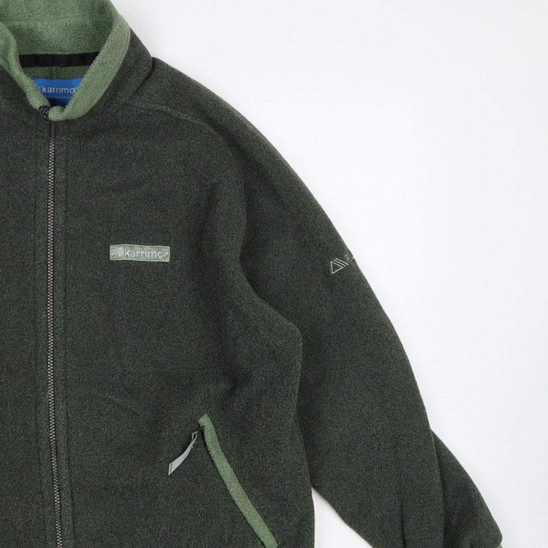 Karrimor Men’s Green M Full Zip Fleece Jacket Hiking Outdoor