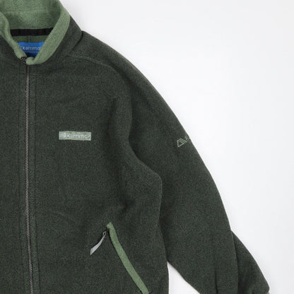 Karrimor Men’s Green M Full Zip Fleece Jacket Hiking Outdoor