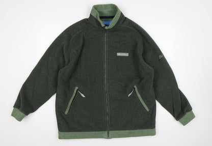 Karrimor Men’s Green M Full Zip Fleece Jacket Hiking Outdoor