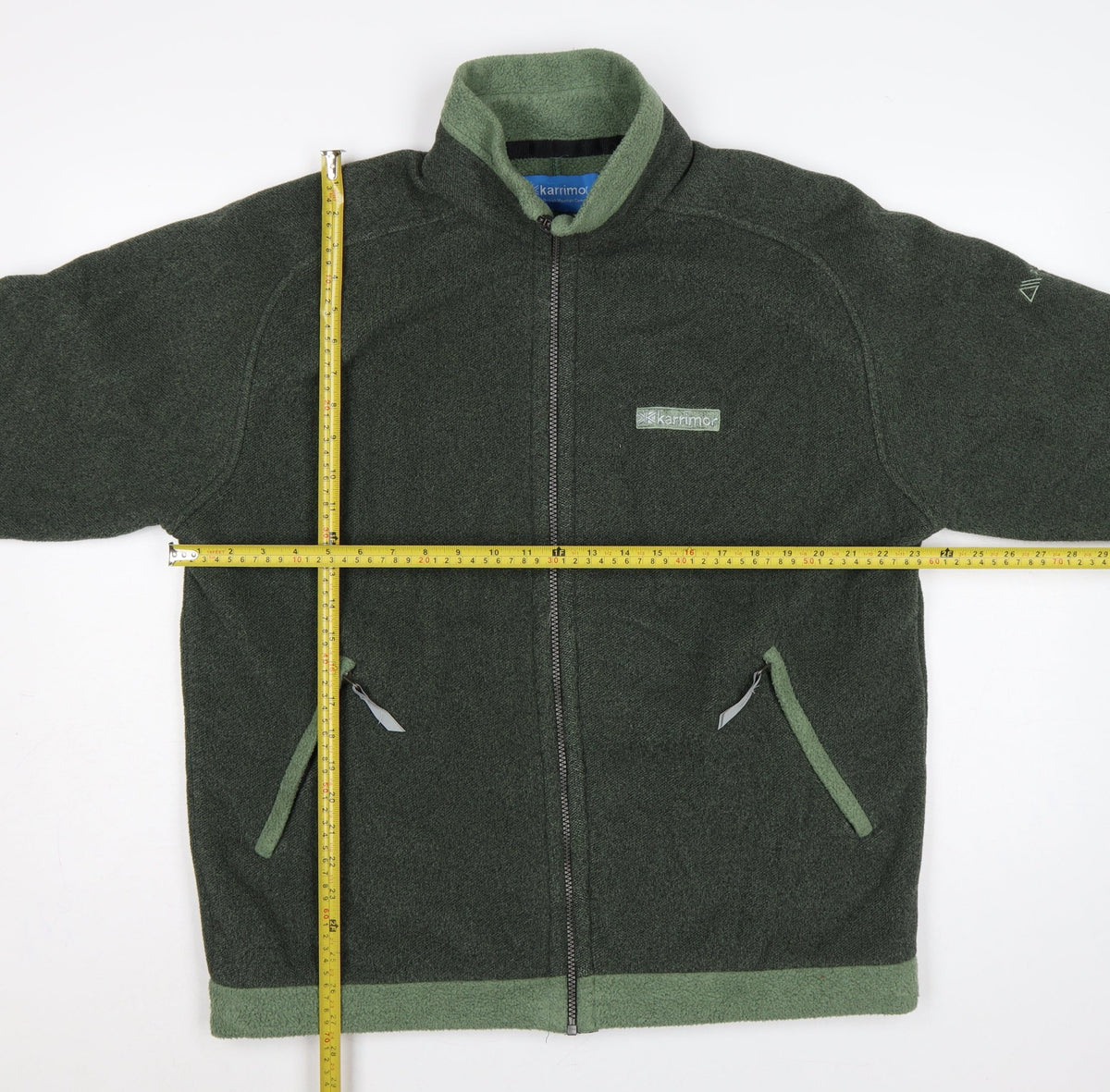 Karrimor Men’s Green M Full Zip Fleece Jacket Hiking Outdoor
