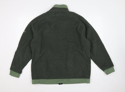 Karrimor Men’s Green M Full Zip Fleece Jacket Hiking Outdoor