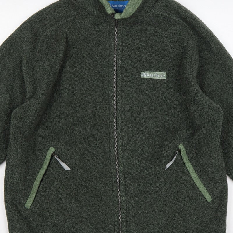 Karrimor Men’s Green M Full Zip Fleece Jacket Hiking Outdoor
