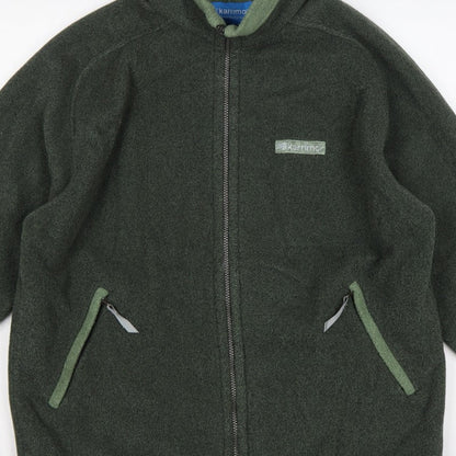 Karrimor Men’s Green M Full Zip Fleece Jacket Hiking Outdoor