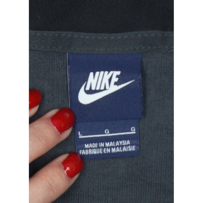 Nike Men’s Grey L Full Zip Hooded Sports Sweatshirt Jacket