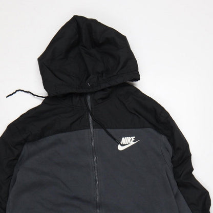 Nike Men’s Grey L Full Zip Hooded Sports Sweatshirt Jacket