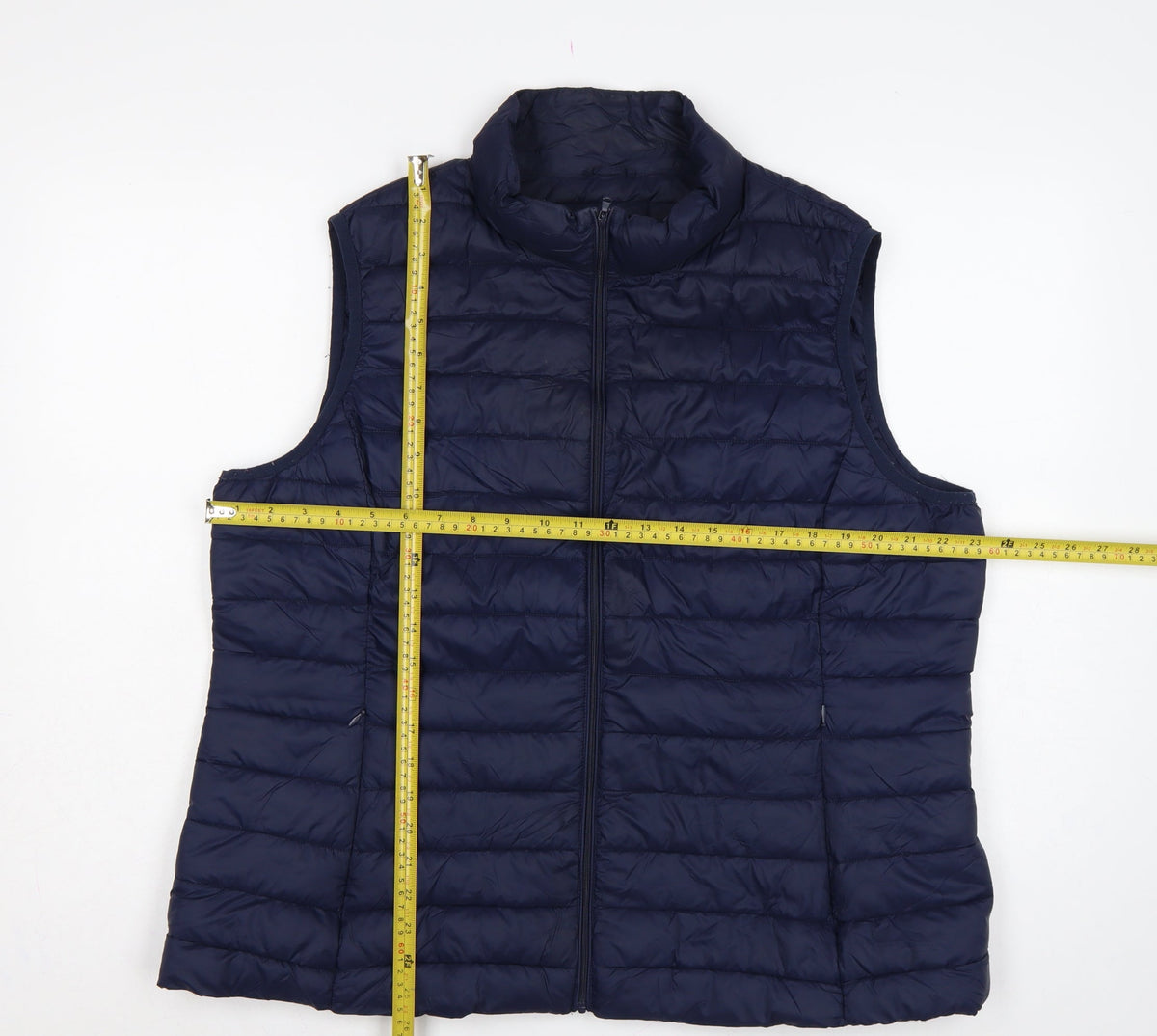 St. Bernard Womens Blue UK 22 Quilted Puffer Bodywarmer Waistcoat