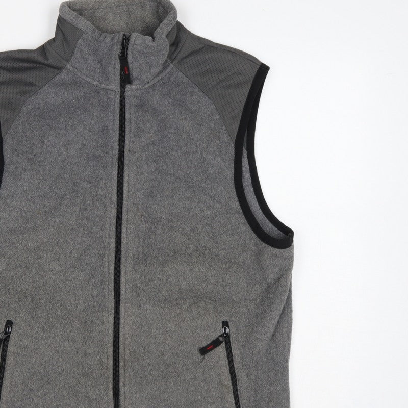 Old Navy Men’s Grey M Fleece Full Zip Outdoor Waistcoat Gilet
