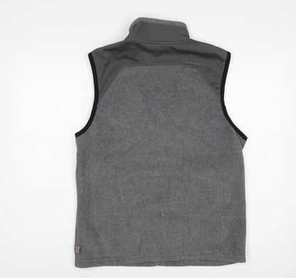 Old Navy Men’s Grey M Fleece Full Zip Outdoor Waistcoat Gilet