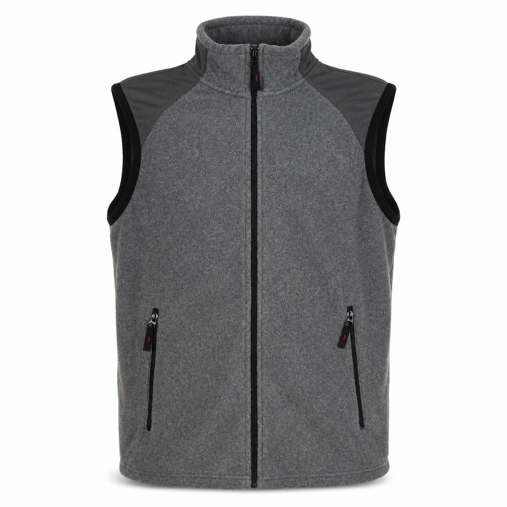 Old Navy Men’s Grey M Fleece Full Zip Outdoor Waistcoat Gilet