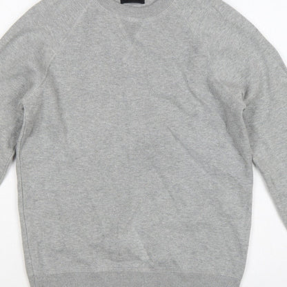 Superdry Studios Men's Grey S Crew Neck Pullover Sweatshirt