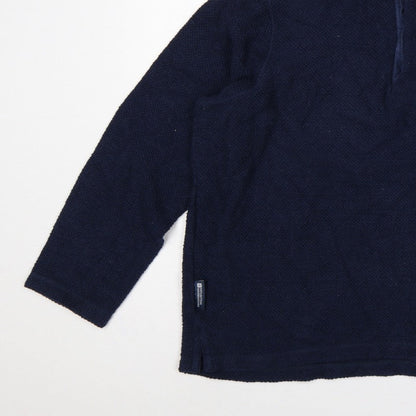 Mountain Warehouse Men’s Blue XL 1/4 Zip Fleece Sweatshirt