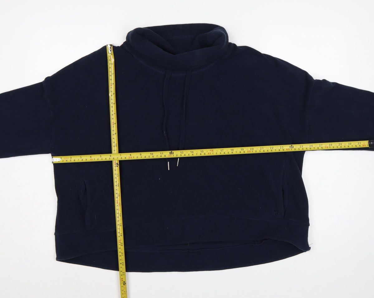 Sweaty Betty Women’s Navy Blue XL Pullover High Neck Sweatshirt